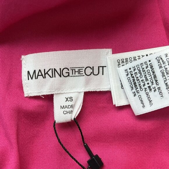Making the Cut Magenta Ruffle Sleeveless Crop Top XS NWT Sienna Li Winning Look - Picture 8 of 13